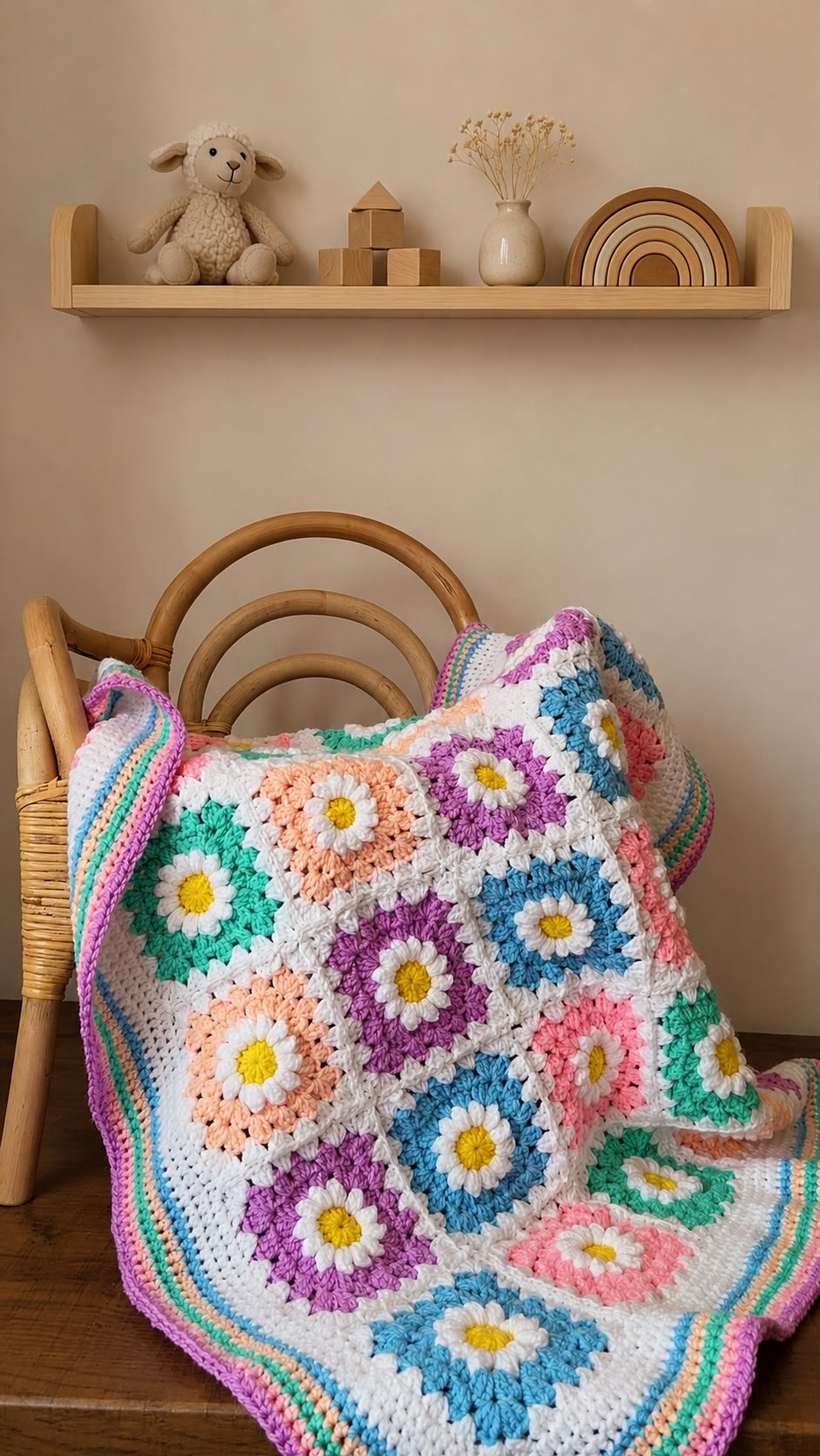 Daisy Meadow Blanket